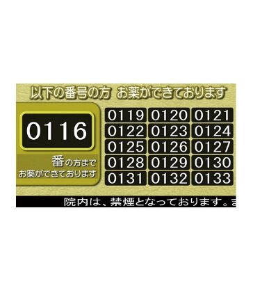 投薬案内表示システム